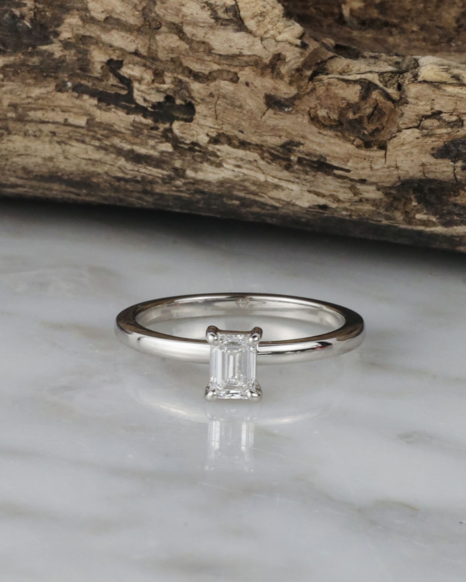 GIA .35 Carat Diamond Engagement Ring Platinum ER0490-PT