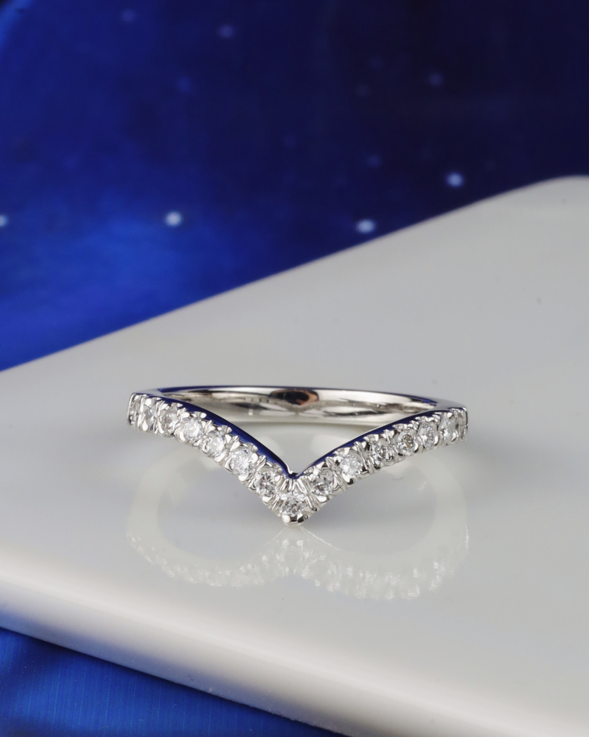 .30 CTW Diamond Half Eternity Ring Platinum HE408-PT