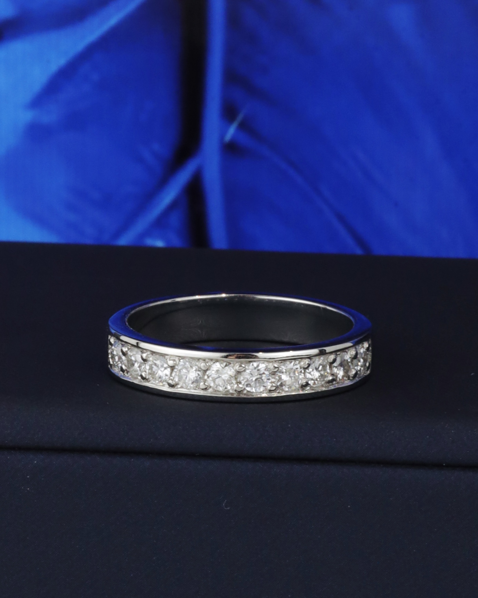 .40 CTW Diamond Half Eternity Ring Platinum HE427-2 PT